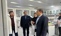 بازدید ریاست دانشکده از آزمایشگاه